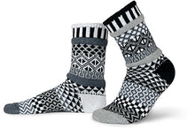 Load image into Gallery viewer, Solmate Socks - Mismatched Crew Socks; Made in USA; Midnight Large