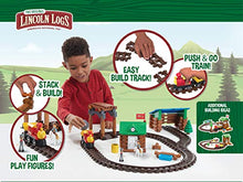 Load image into Gallery viewer, LINCOLN LOGS-Sawmill Express Train - 101 Parts - Real Wood Logs - Buildable Train Track-Ages 3+ - Best Retro Building Gift Set for Boys/Girls-Creative Construction Engineering-Preschool Education Toy