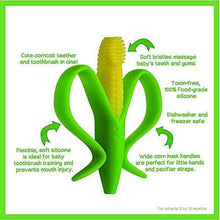 Load image into Gallery viewer, Baby Banana - Corn Cob Toothbrush, Training Teether Tooth Brush for Infant, Baby, and Toddler - United States of Made