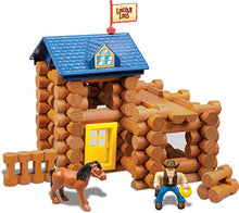 Load image into Gallery viewer, LINCOLN LOGS-Horseshoe Hill Station-83 Pieces-Real Wood Logs - Ages 3+ - Best Retro Building Gift Set for Boys/Girls – Creative Construction Engineering – Top Blocks Game Kit - Preschool Education Toy