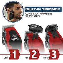 Load image into Gallery viewer, Wahl Clipper Clip 'n Trim 2 In 1 Hair Cutting Clipper/Trimmer Kit with Self Sharpening Blades 79900-1501