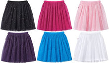 Load image into Gallery viewer, City Threads Girls Tutu Skirt Sparkle Tulle Bubble Mesh Skirt Princess Ballerina Play Sundress Summer Dance Soft Cotton Ballet Party Dress, Purple, 3T
