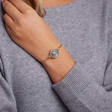 Load image into Gallery viewer, Luca + Danni | Cardinal Bangle Bracelet for Women - Silver Tone Regular Size Made in USA