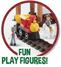 Load image into Gallery viewer, LINCOLN LOGS-Sawmill Express Train - 101 Parts - Real Wood Logs - Buildable Train Track-Ages 3+ - Best Retro Building Gift Set for Boys/Girls-Creative Construction Engineering-Preschool Education Toy