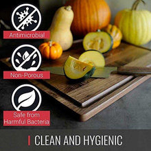 Load image into Gallery viewer, Large Walnut Wood Cutting Board Made in USA by Virginia Boys Kitchens - 20x15 American Hardwood Chopping and Carving Countertop Block with Juice Drip Groove - United States of Made