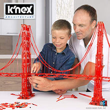Load image into Gallery viewer, K'NEX Architecture: Golden Gate Bridge - Build IT Big - Collectible Building Set for Adults & Kids 9+ - New - 1,536 Pieces - Over 3 Feet Long - (Amazon Exclusive)