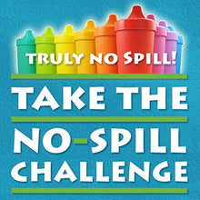 Load image into Gallery viewer, Re-Play Made in USA 2pk Toddler Feeding No Spill Sippy Cups | 1 Piece Silicone Easy Clean Valve | Eco Friendly Heavyweight Recycled Milk Jugs are Virtually Indestructible | Amethyst Purple,Bright Pink