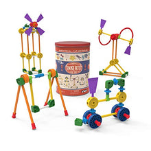 Load image into Gallery viewer, K'NEX TINKERTOY - Retro Building Tin - 100 Parts - Collectible Tin - Ages 3+