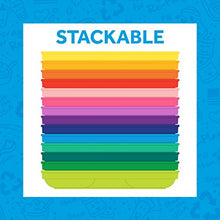 Load image into Gallery viewer, Re-Play Made in USA 4pk Divided Trays with Deep Sides and Three Compartments for Outdoor, Camping, Party, Tailgating or Everyday Dining |BPA FREE |Dishwasher & Microwave Safe | Grey (4pk)