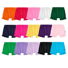 Load image into Gallery viewer, City Threads Baby Girls' and Boys' Ruffled Diaper Covers Bloomers Soft Cotton Fashionable Cute, Candy Apple, 12-18Months