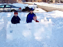 Load image into Gallery viewer, Flexible Flyer Snow Fort Building Block, Sand Castle Mold, Beach Toy Brick Form, 1 Mold (605)
