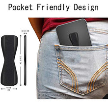 Load image into Gallery viewer, LOVEHANDLE Universal Grip For Smartphone and Mini Tablet - BLACK Elastic Strap with Black Base