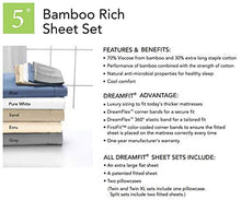 Load image into Gallery viewer, Degree 5 Dreamfit Bamboo Rich Naturally Cooling Sheet Set 100% Made in The USA (Sand, Split California King)