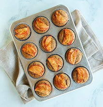 Load image into Gallery viewer, Nordic Ware Natural Aluminum Commercial Muffin Pan, 12 Cup - United States of Made