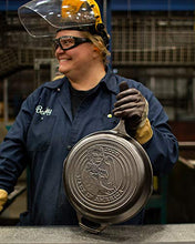 Load image into Gallery viewer, Lodge 10.25" Cast Iron Skillet, 2020 Made in America Series, Rosie the Riveter, Black