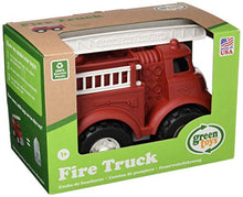 Load image into Gallery viewer, Green Toys Fire Truck, Red 4C - Pretend Play, Motor Skills, Kids Toy Vehicle. No BPA, phthalates, PVC. Dishwasher Safe, Recycled Plastic, Made in USA.