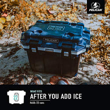 Load image into Gallery viewer, Pelican 30QT Elite Cooler (Navy Blue/White)