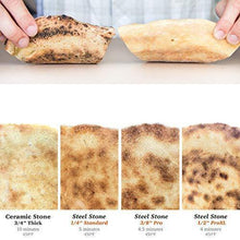 Load image into Gallery viewer, NerdChef Steel Stone -Baking Surface for Pizza (.375 Thick - Pro) - United States of Made