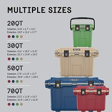Load image into Gallery viewer, Pelican Elite 50 Quart Cooler (Pacific Blue/Coyote)