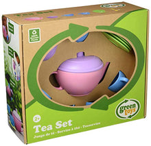 Load image into Gallery viewer, Green Toys Tea Set, Pink 4C - 17 Piece Pretend Play, Motor Skills, Language & Communication Kids Role Play Toy. No BPA, phthalates, PVC. Dishwasher Safe, Recycled Plastic, Made in USA.
