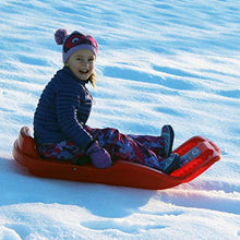 Load image into Gallery viewer, Flexible Flyer Winter Heat Snow Sled. Plastic Sno Slider Bobsled, 38 x 18 x 7 inches