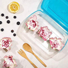 Load image into Gallery viewer, Mr. Lid Premium Attached Storage Containers | Permanently Attached Plastic Lid, Never Lose | Space Saving | 10 Piece - United States of Made
