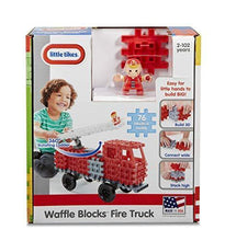 Load image into Gallery viewer, Little Tikes Waffle Blocks Vehicle Fire Truck - United States of Made