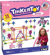 Load image into Gallery viewer, TINKERTOY – Pink Building Set – 150 Pieces – Ages 3+ – Preschool Educational Toy
