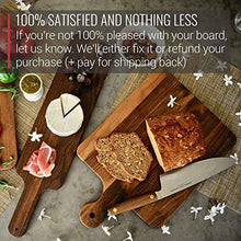 Load image into Gallery viewer, Walnut Wood Cutting Board with Handle by Virginia Boys Kitchens