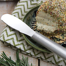 Load image into Gallery viewer, Rada Cutlery Spreader Knife – Stainless Steel Serrated Blade With Aluminum Handle Made in the USA