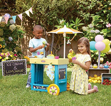 Load image into Gallery viewer, Little Tikes 2-in-1 Lemonade and Ice Cream Stand with 25 Accessories and Chalkboard for Kids Ages 2 Plus