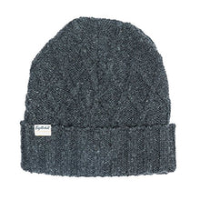 Load image into Gallery viewer, Fayettechill “Tommy” Cable Knit Beanie Hat for Men & Women, Cool Unisex Winter Beanie Cap Black
