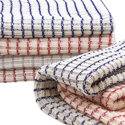 Double Layer Striped Dishcloths 4 Pack USA made