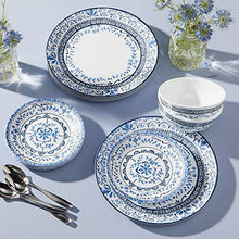 Load image into Gallery viewer, Corelle Service for 6 Chip Resistant Dinnerware Set, 18-Piece, Portofino - United States of Made