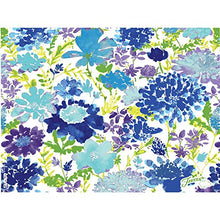 Load image into Gallery viewer, Tervis 1290787 Fiesta-Purple Floral Tumbler with Wrap and Royal Lid, 24oz, Clear