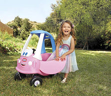 Load image into Gallery viewer, Little Tikes Princess Cozy Coupe - 30th Anniversary White/Blue/Pink, 29.5 x 16.5 x 33.5 inches