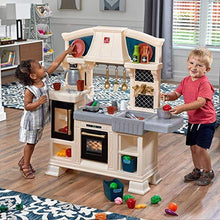 Load image into Gallery viewer, Step2 Classic Chic Play Kitchen | Toddler Kitchen Playset with Accessories & Stool (Amazon Exclusive) - United States of Made