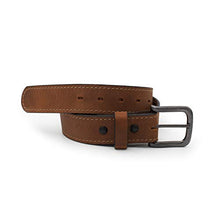 Load image into Gallery viewer, The Outrider Belt | Brown Full Grain Leather Belt | Made in USA | Size 40
