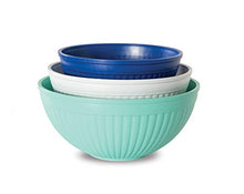 Load image into Gallery viewer, Nordic Ware Prep &amp; Serve Mixing Bowl Set, 3-pc, Set of 3, Coastal Colors
