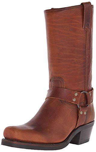 Frye Women's Harness 12R Boot, Cognac Washed Oiled Vintage, 9