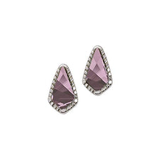 Load image into Gallery viewer, Luca + Danni Sloane Stud Earrings In Antique Pink - Silver Plated
