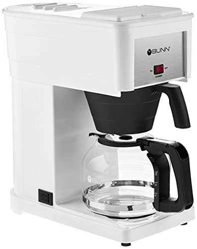 BUNN GRW Velocity Brew 10-Cup Home Coffee Brewer, White