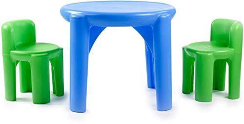 Little Tikes Bright 'n Bold Table & Chairs, Green/Blue - United States of Made