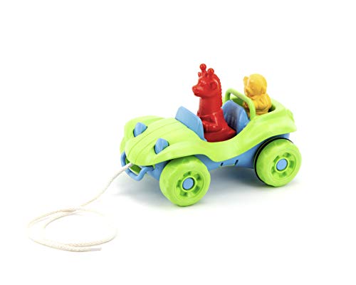 Green Toys Dune Buggy Pull Toy, Green