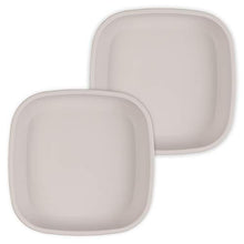 Load image into Gallery viewer, Re-Play Deep Walled Flat Plates for Kids | Made in the USA, Set of 2 (Sand)

