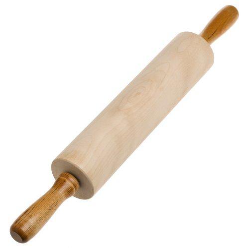 J.K. Adams 12-Inch-by-2-3/4-Inch Maple Wood Medium Gourmet Rolling Pin - United States of Made