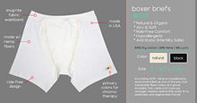 Load image into Gallery viewer, Organic Boxer Briefs Made in The USA from Hypoallergenic Hemp &amp; Cotton
