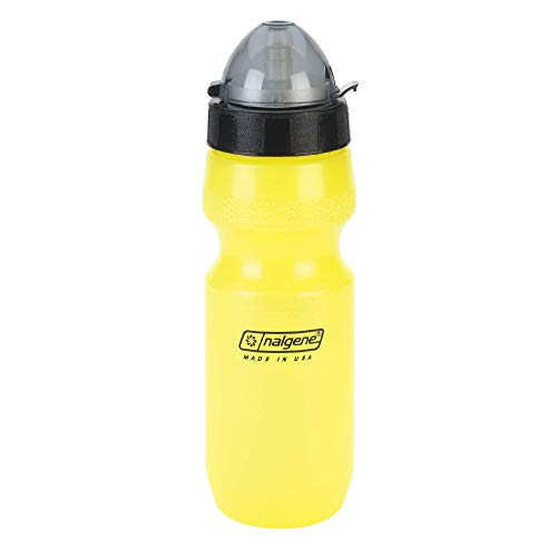 Nalgene ATB All-Terrain Bottle, Yellow with Black Lid, 22oz