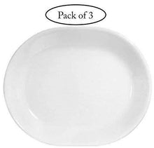 Load image into Gallery viewer, Corelle Livingware 12-1/4-inch Serving Platter, Winter Frost White-3-pack - United States of Made

