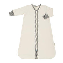 Load image into Gallery viewer, CastleWare Baby- Sleeper Bag - Organic Cotton Fleece - Long Sleeve - Newborn- 4 Years (3T, Charcoal Grey Stripe)
